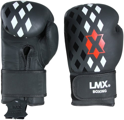 Lifemaxx LMX Boxing Gloves Leather - Bokshandschoenen - 12 oz