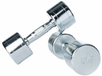 Lifemaxx LMX Dumbbelltower met Chrome Dumbbellset 1-10kg-2