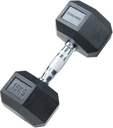 Lifemaxx Crossmaxx Hexagon Dumbbell - 17,5 kg