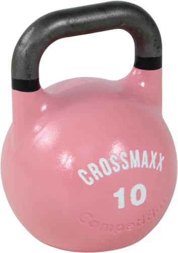 Lifemaxx Crossmaxx Competition Kettlebells - Roze - 10 kg
