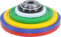 Lifemaxx Crossmaxx Gekalibreerde Halterschijven - 50 mm - 0,25 kg-3