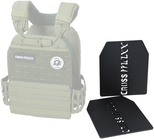 Lifemaxx Crossmaxx Tactical Vest Plate - Set 2 x 2,6 kg