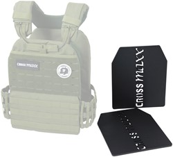 Lifemaxx Crossmaxx Tactical Vest Plate - Set 2 x 4 kg