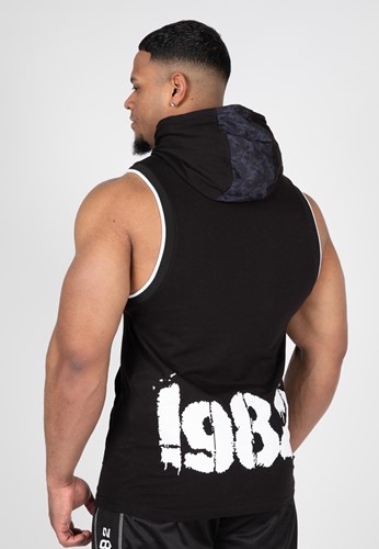 Gorilla Wear Loretto Hooded Tank Top - Zwart - S-2