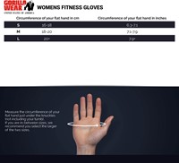 Gorilla Wear Women's Fitness Gloves - Noir/Purple-3
