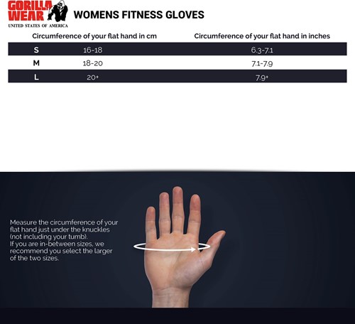Gorilla Wear Womens Fitness Gloves - Fitness Handschoenen - Zwart/Paars-3