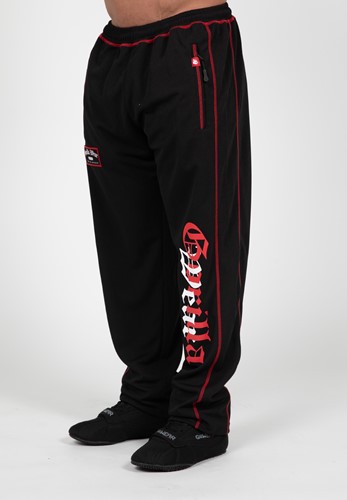 Gorilla Wear Marlow Mesh Pants - Zwart/Rood
