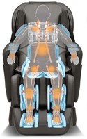TotalSeat Massagestoel Leone - Zwart-3