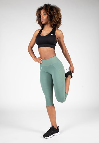 Gorilla Wear Monroe Cropped Legging - Groen-3