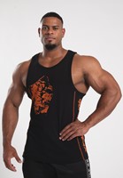 Gorilla Wear Monterey Tank Top - Zwart/Oranje - 2XL/3XL