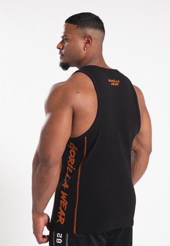 Gorilla Wear Monterey Tank Top - Zwart/Oranje-2
