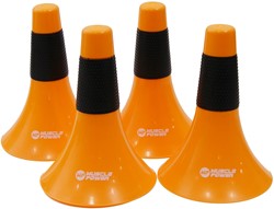 Muscle Power Cônes de vitesse - Orange - 4 pièces