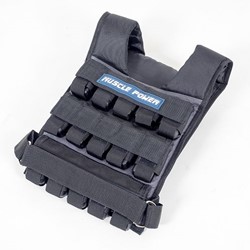 Muscle Power Gilet de musculation - 30 kg - Noir