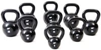 Muscle Power Gietijzeren Kettlebell - Zwart - 8 kg-2