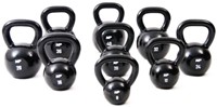 Muscle Power Gietijzeren Kettlebell - Zwart - 12 kg-2