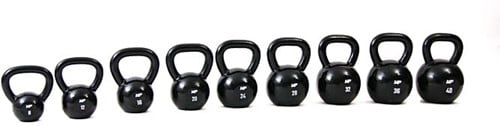 Muscle Power Gietijzeren Kettlebell - Zwart - 8 kg-3