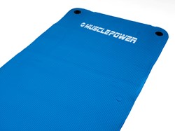 Muscle Power Tapis de fitness - Bleu - 190 x 60 x 1,5 cm