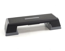 Muscle Power Step aérobie réglable - Monobloc XXL - Noir/Gris