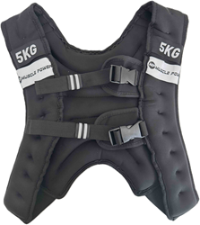 Muscle Power Gilet lesté - Noir - 5 kg