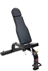 Muscle Power Banc d'entraînement réglable - Banc de musculation - Noir