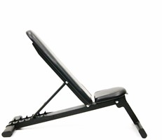 Hop-Sport Banc de Musculation Pliable HS-2030HB, Dossier réglable à 6 niveaux, Banc de Muscu Inclinable pour l'Entraînement Complet - Sport