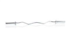 Muscle Power Barre de curl EZ basic - Chrome - 50 mm
