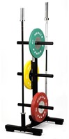 Muscle Power Étagère de rangement pour disques de pare-chocs et barres d'haltères.-2