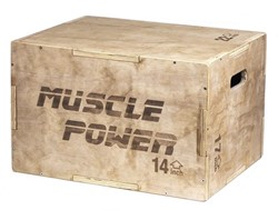 Muscle Power Wooden Plyo Box Petite