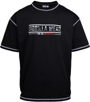 Gorilla Wear Saginaw Oversized T-shirt - Zwart - Foto 3