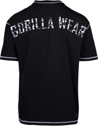 Gorilla Wear Saginaw Oversized T-shirt - Zwart - Foto 2