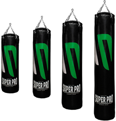Super Pro Combat Gear No Mercy Classic Bokszak - Zwart/Groen
