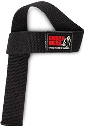 Gorilla Wear Non-Padded Lifting Straps - Noir
