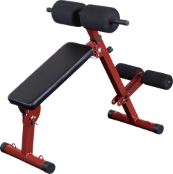 Body-Solid (Best Fitness) Ab Board Hyperextension - Rood