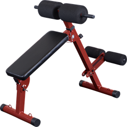 Body-Solid (Best Fitness) Ab Board Hyperextension - Rouge