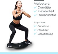 Orange Gym Balans Bord - Zwart-2