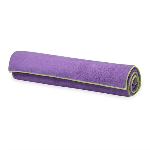Serviette de yoga Gaiam Stay Put - Violet-3