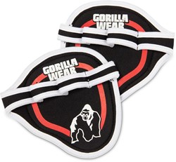 Gorilla Wear Palm Grip Pads - Noir/Rouge