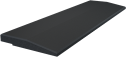 Flow Fitness Drainage Profil dalle en caoutchouc avec couche SBR imperméable - 50 x 15 cm