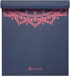 Gaiam Yoga Mat - 4 mm - Pink Marrakesh