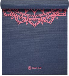 Tapis de Yoga Gaiam - 4mm - Marrakech Rose