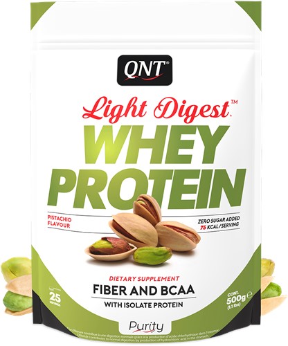 QNT Light Digest Whey Protein - Eiwit Poeder - 500 gram - Pistachio