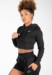 Gorilla Wear Pixley Crop Top Hoodie - Noir