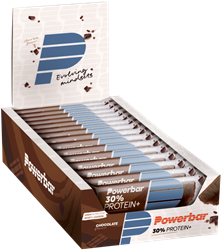 Powerbar 30% Protein+ Bar - 15 x 55 gr - Chocolate