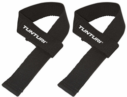 Tunturi sangles de maintien powerlifting noires, lot de 2