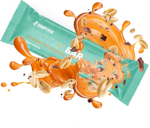 Empose Nutrition - Barre Protéinée - Caramel Nut Explosion - 60 grammes-2