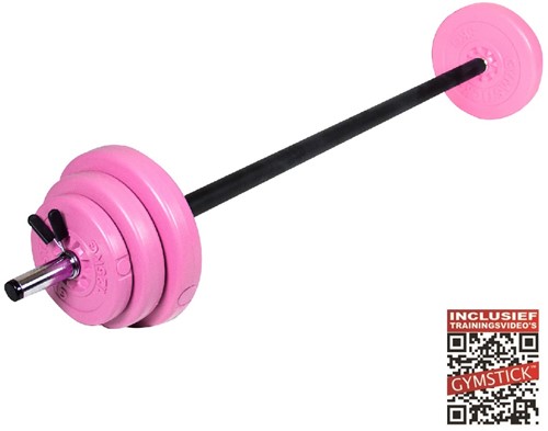 Gymstick Pump Set - Roze - 20 kg - Met Online Trainingsvideo's