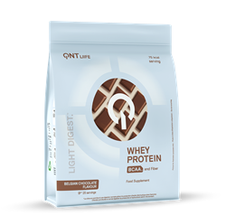 QNT Light Digest Whey Protein - Poudre Protéinée - 500 g - Chocolat Belge