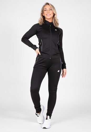 Gorilla Wear Rochelle Trainingsjas - Track Jacket - Zwart-3