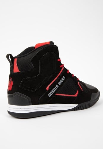 Gorilla Wear Troy High Tops Sportschoenen - Zwart/Rood