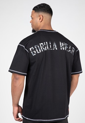 Gorilla Wear Saginaw Oversized T-shirt - Zwart - 3XL-2